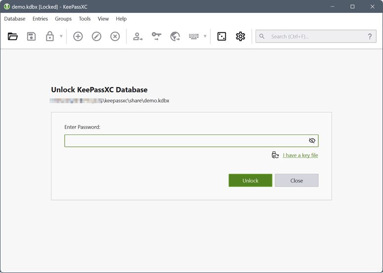 Unlock Database